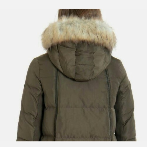 🔥NWT🔥 Derek Lam 10 Crosby Ladies' Down Jacket Size S removable fur - Picture 3 of 12